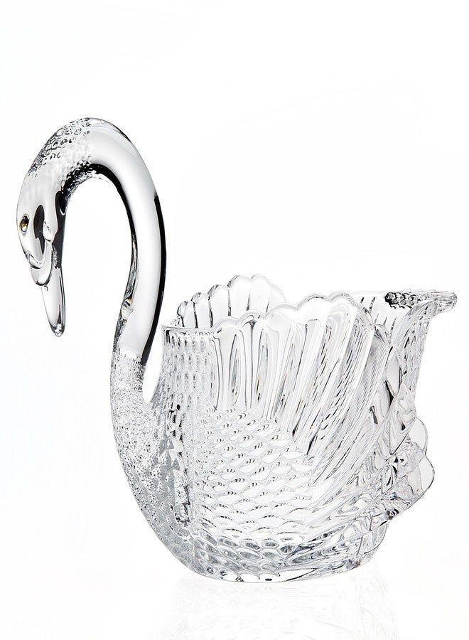 Godinger Swan Centerpiece Bowl Crystal Giftware - Image 1